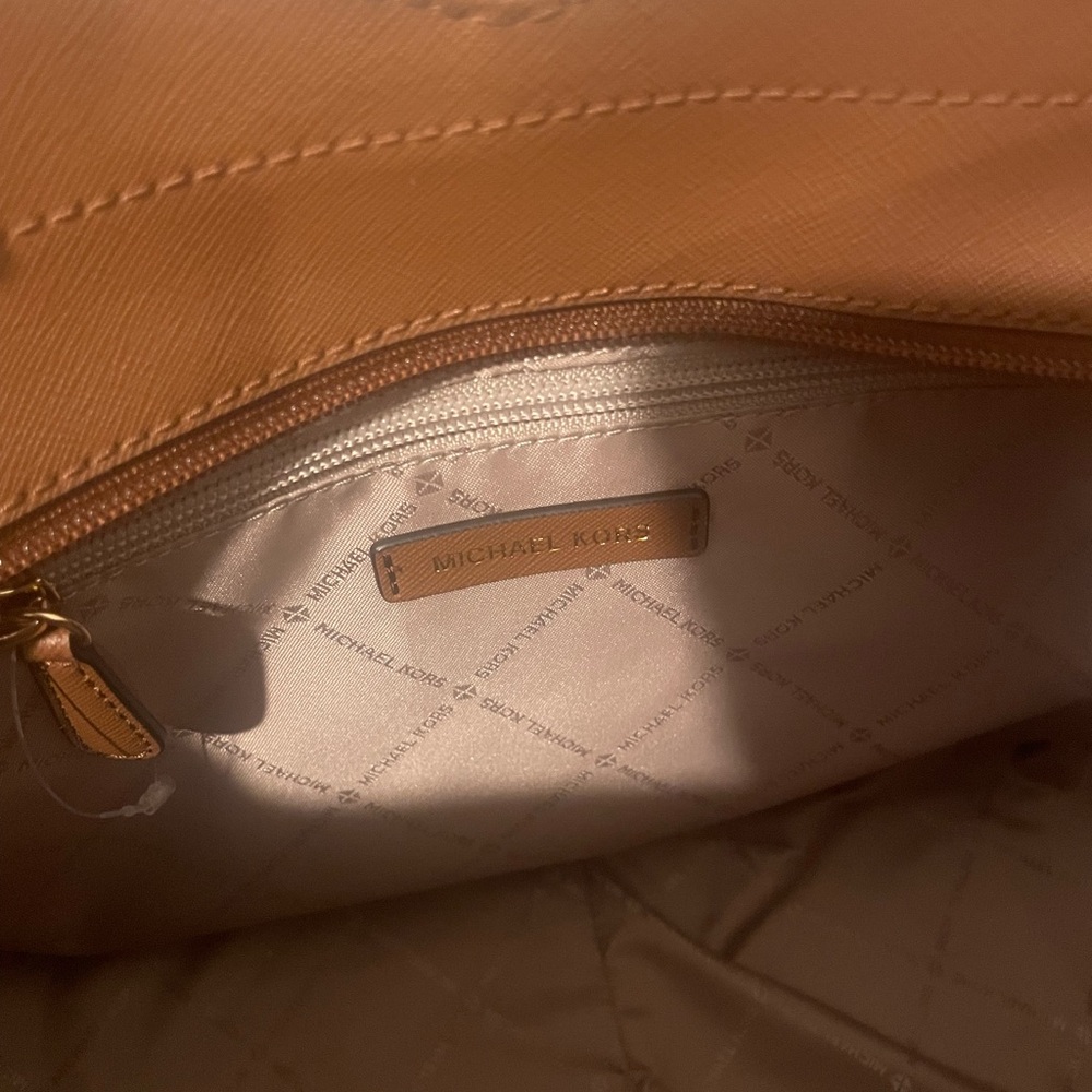 Michael Kors Brown and Gold Tote - Picture 7 of 7